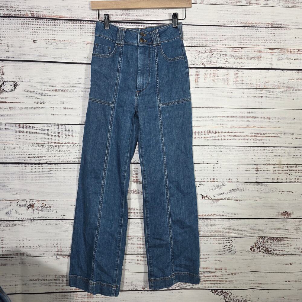 Anthropologie Pilcro High-Rise Jeans Women's Size 24T (Tall) Denim